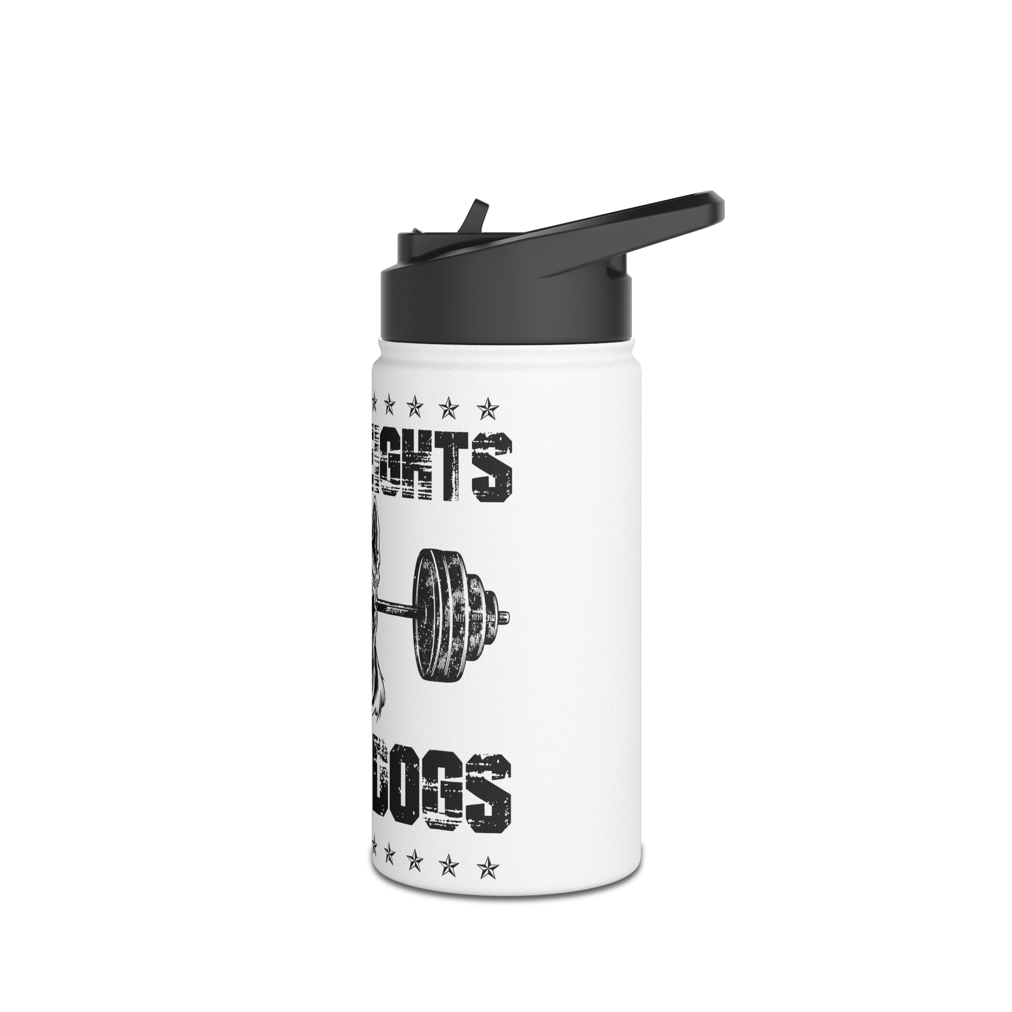 Lift Weights, Work Dogs - Water Bottle