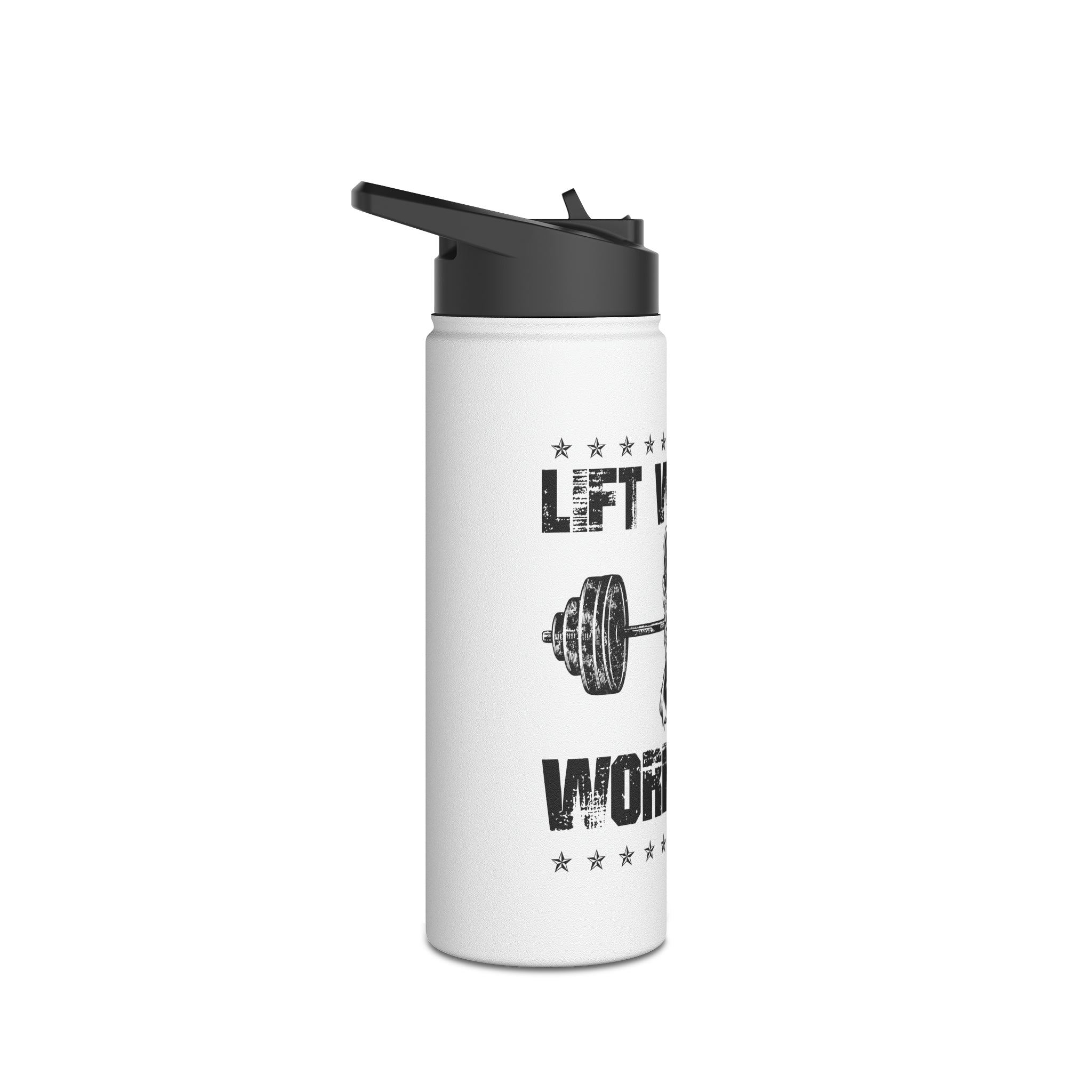 Lift Weights, Work Dogs - Water Bottle