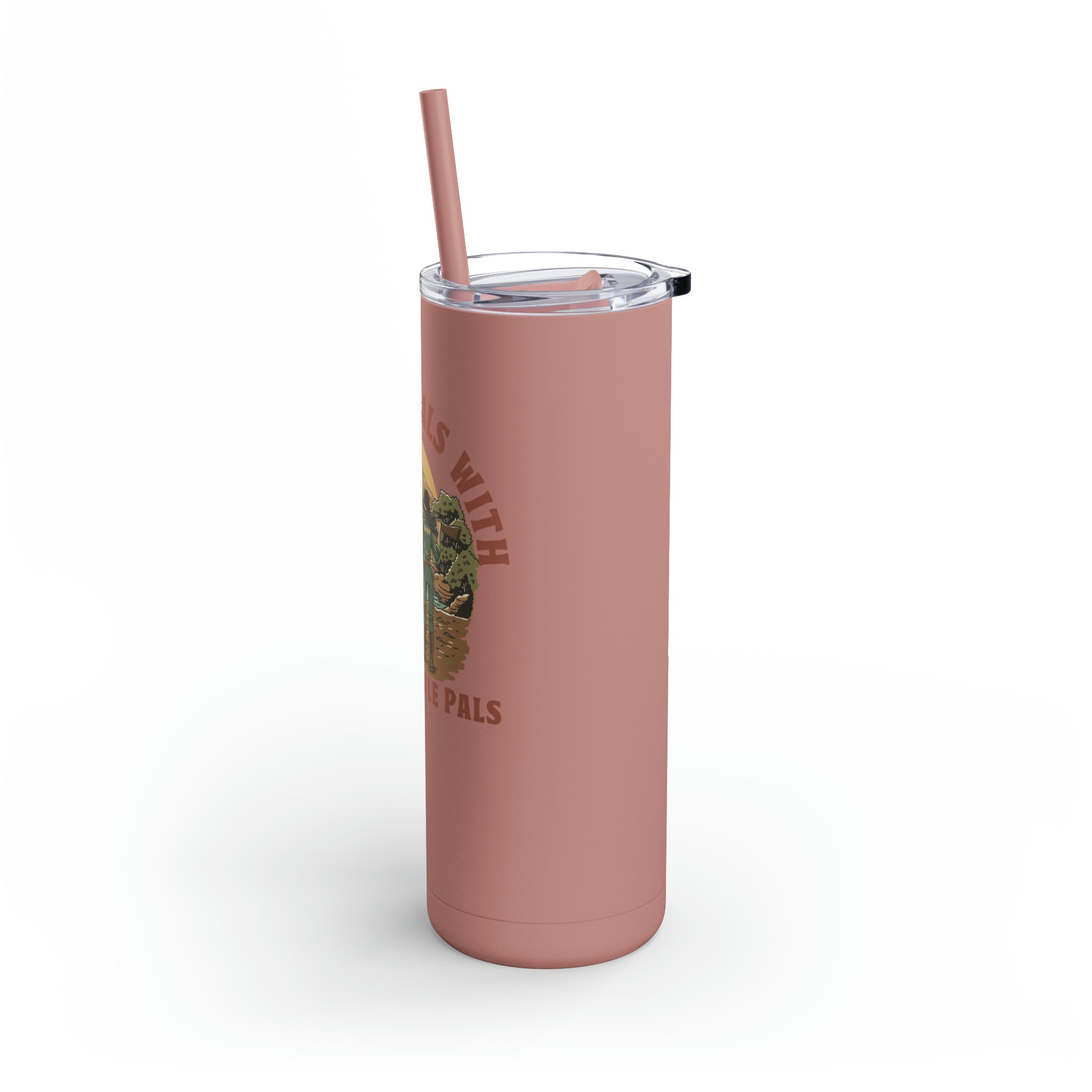 Bad Ass Gals - Skinny Matte Tumbler 20oz