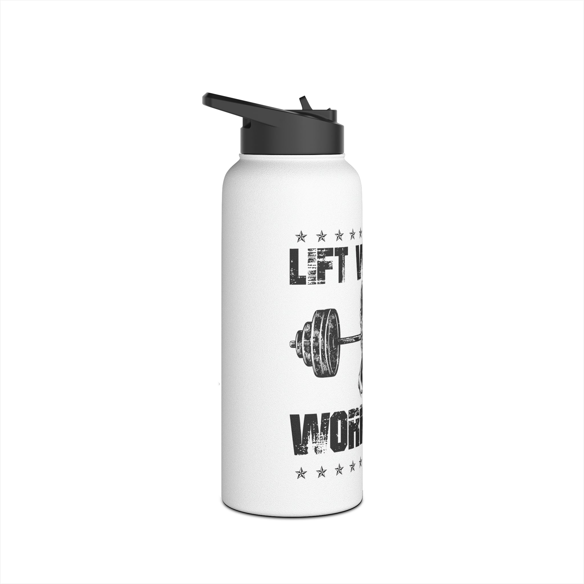 Lift Weights, Work Dogs - Water Bottle