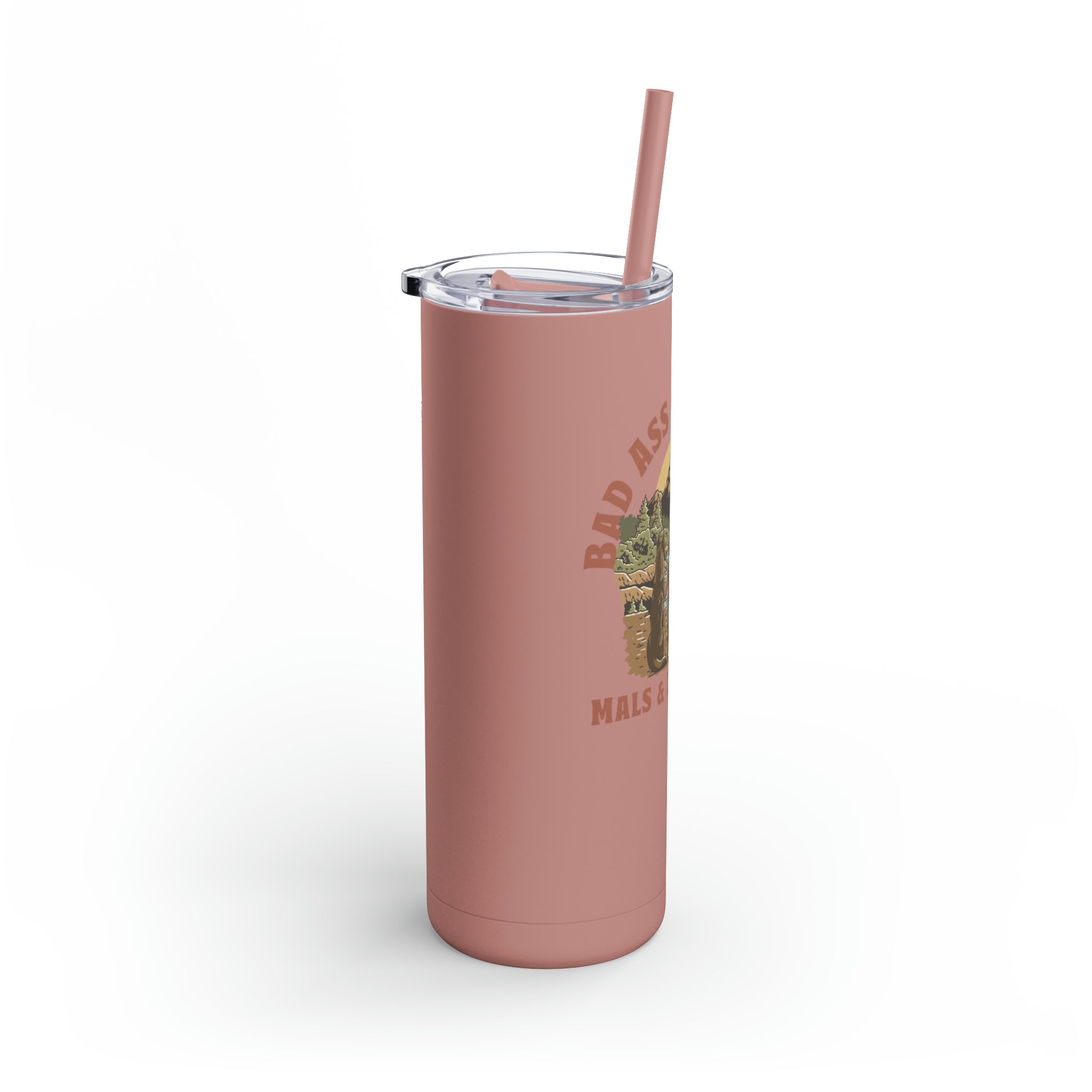 Bad Ass Gals - Skinny Matte Tumbler 20oz