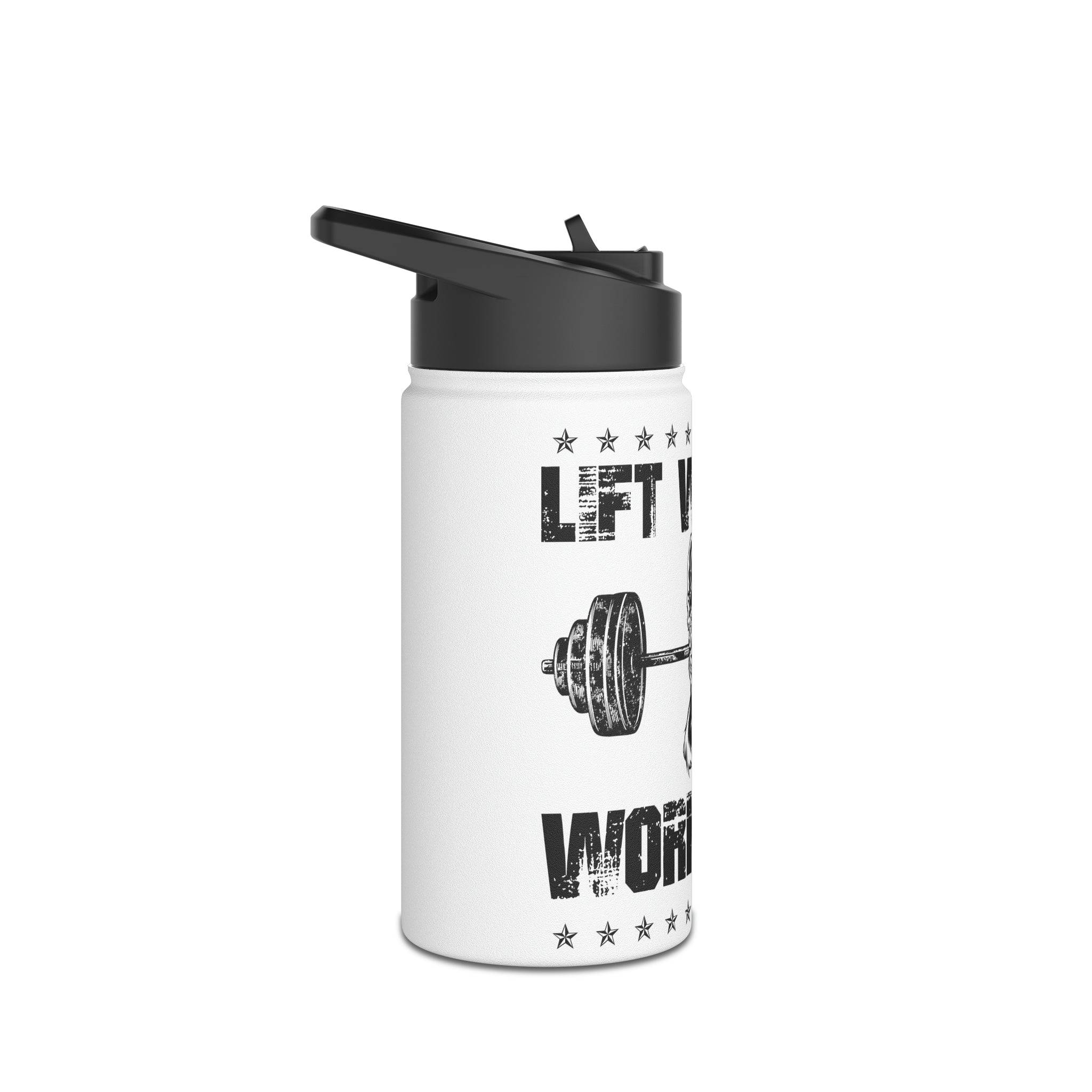 Lift Weights, Work Dogs - Water Bottle