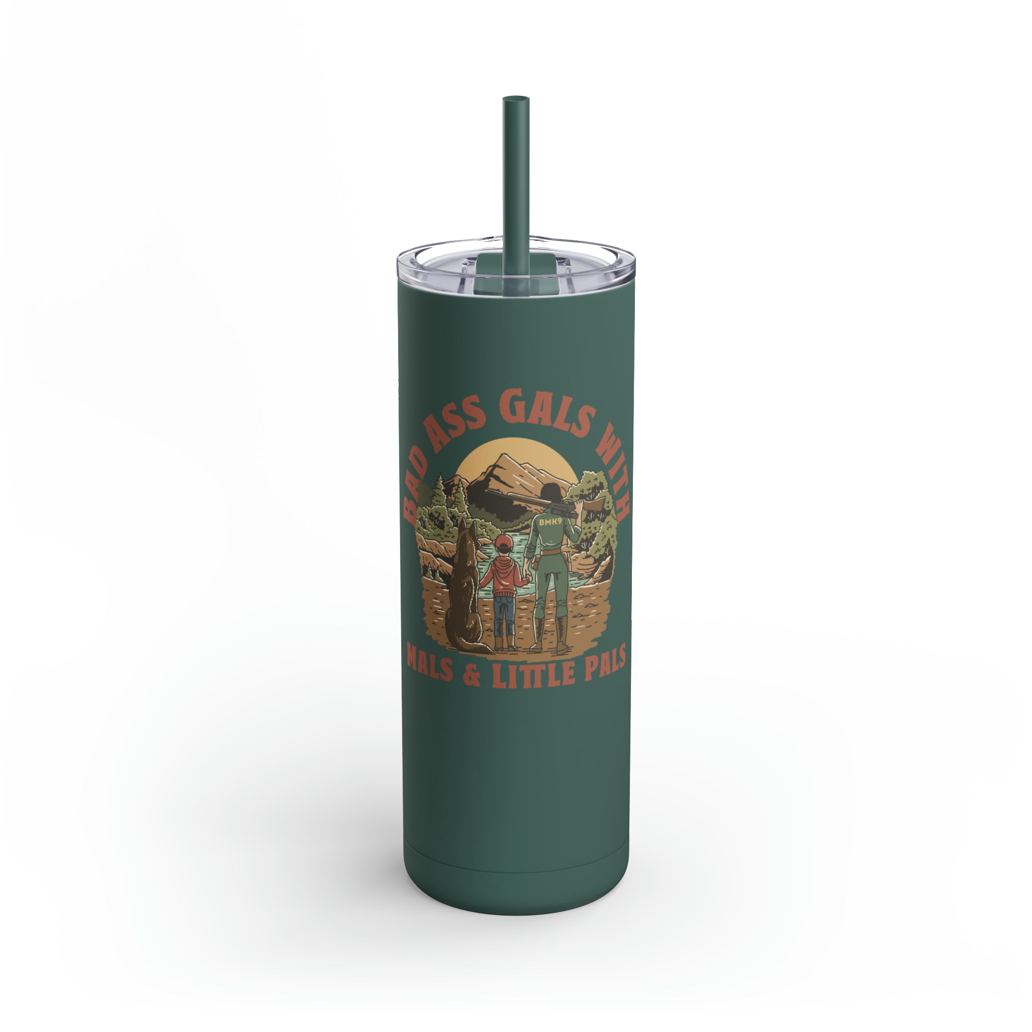 Bad Ass Gals - Skinny Matte Tumbler 20oz